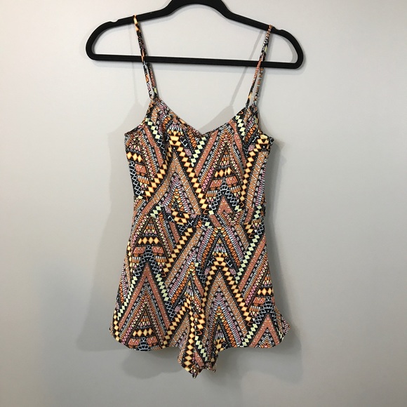 Divided (H&M) Tribal Print Romper sz. 4 - Picture 1 of 4